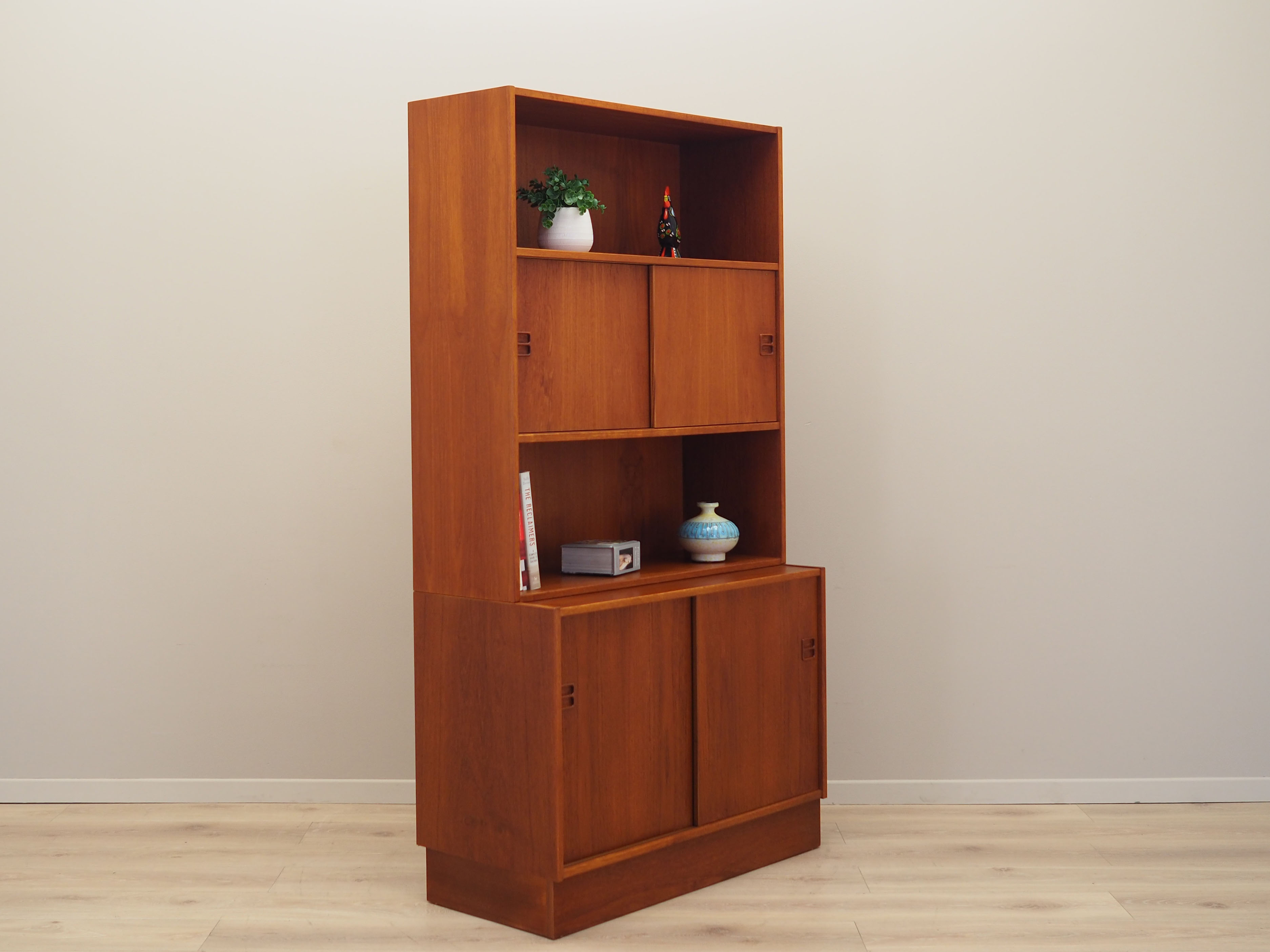 Teak bookcase, Danish design, 1960s, production: Denmark