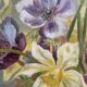 Tableau ancien floral