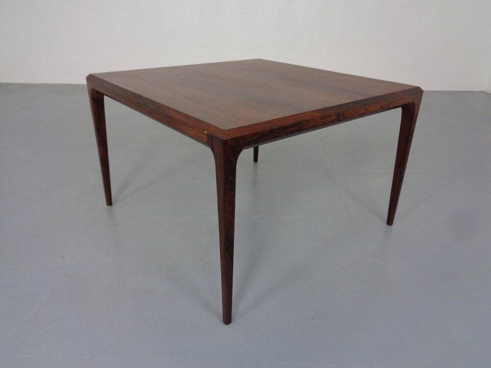 Rosewood coffee table by Johannes Andersen for CFC Silkeborg, Denmark, 1950s.