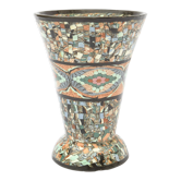 Jean Gerbino (1876-1966) for Vallauris Mosaic mixed earth vase