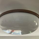 Vintage ceiling lamp in opaline and glass paste