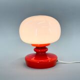 Mid Century All-Glass Table Lamp by Osvetlovaci, Czechoslovakia