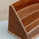 50s oak letter holder