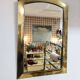 Brass mirror