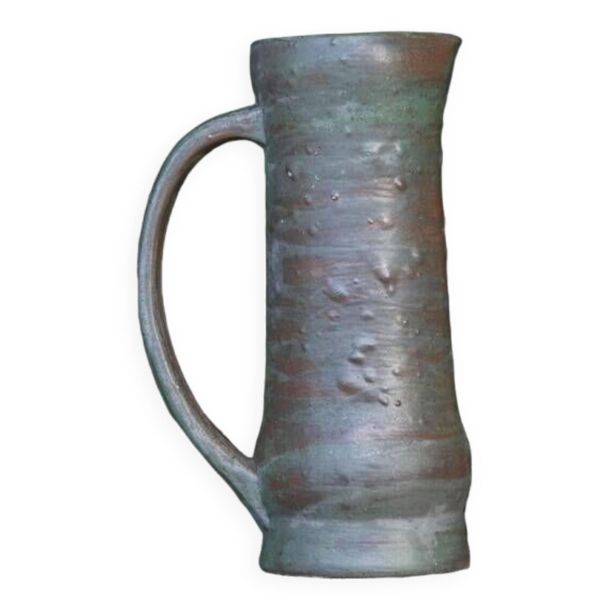 Flamed sandstone pitcher, flamed sandstone vase, Warluis pottery, jug, kitchen, collection, interior decor
