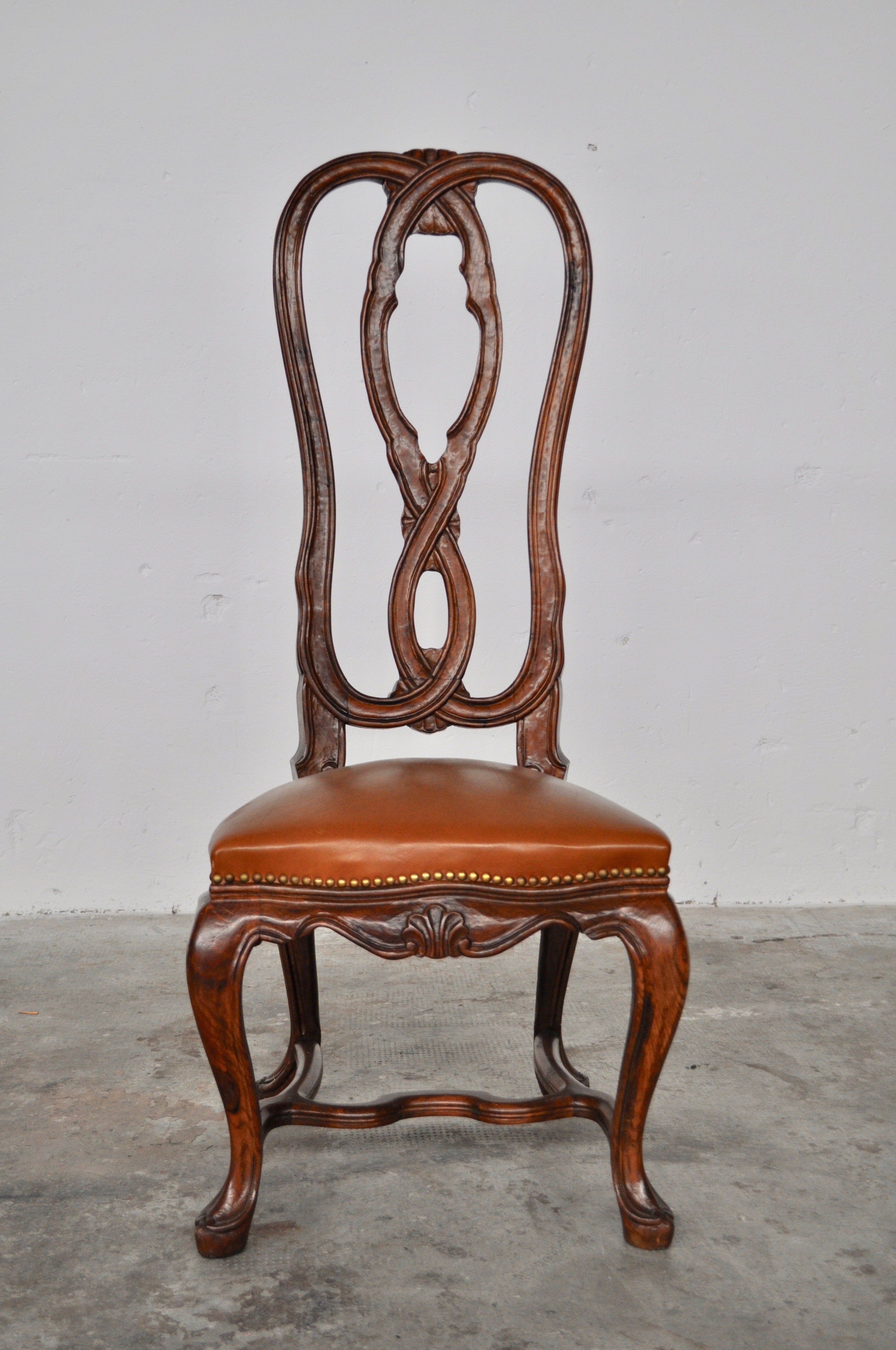 Mid-Century Italian Ash Dining Chairs, 1950s