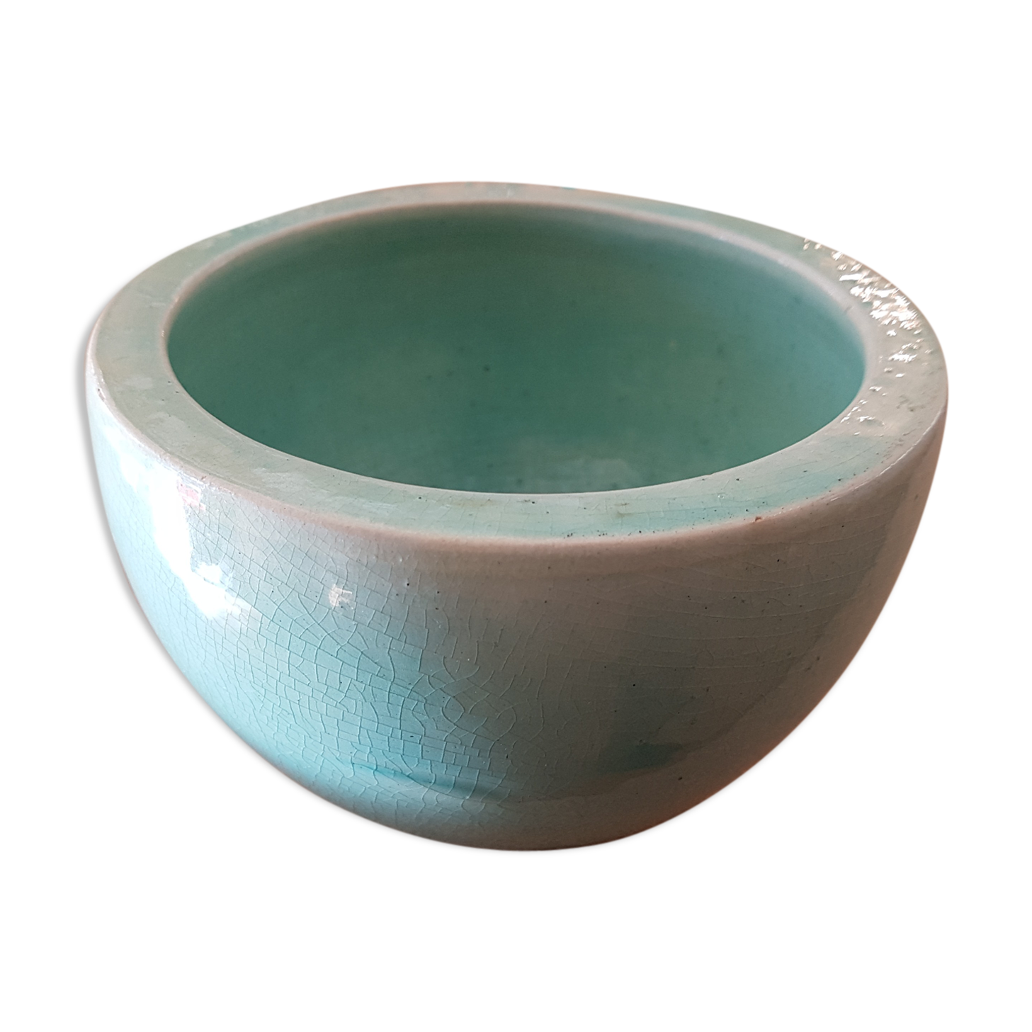 Keramos blue ceramic cup, 1950