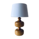 Lampe en bois tourné