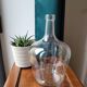 Transparent demijohn vase