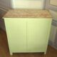 Buffet green almond massive parisienbois vintage