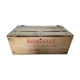 Wooden case with lid