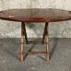 Mahogany folding tea-table