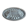 Vintage silver-plated metal tray with a segmented glass aperitif dish.