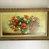 Grande tableau bouquet de fleurs