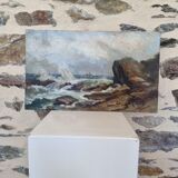 Oil painting Breton Landscape, Sea Landscape