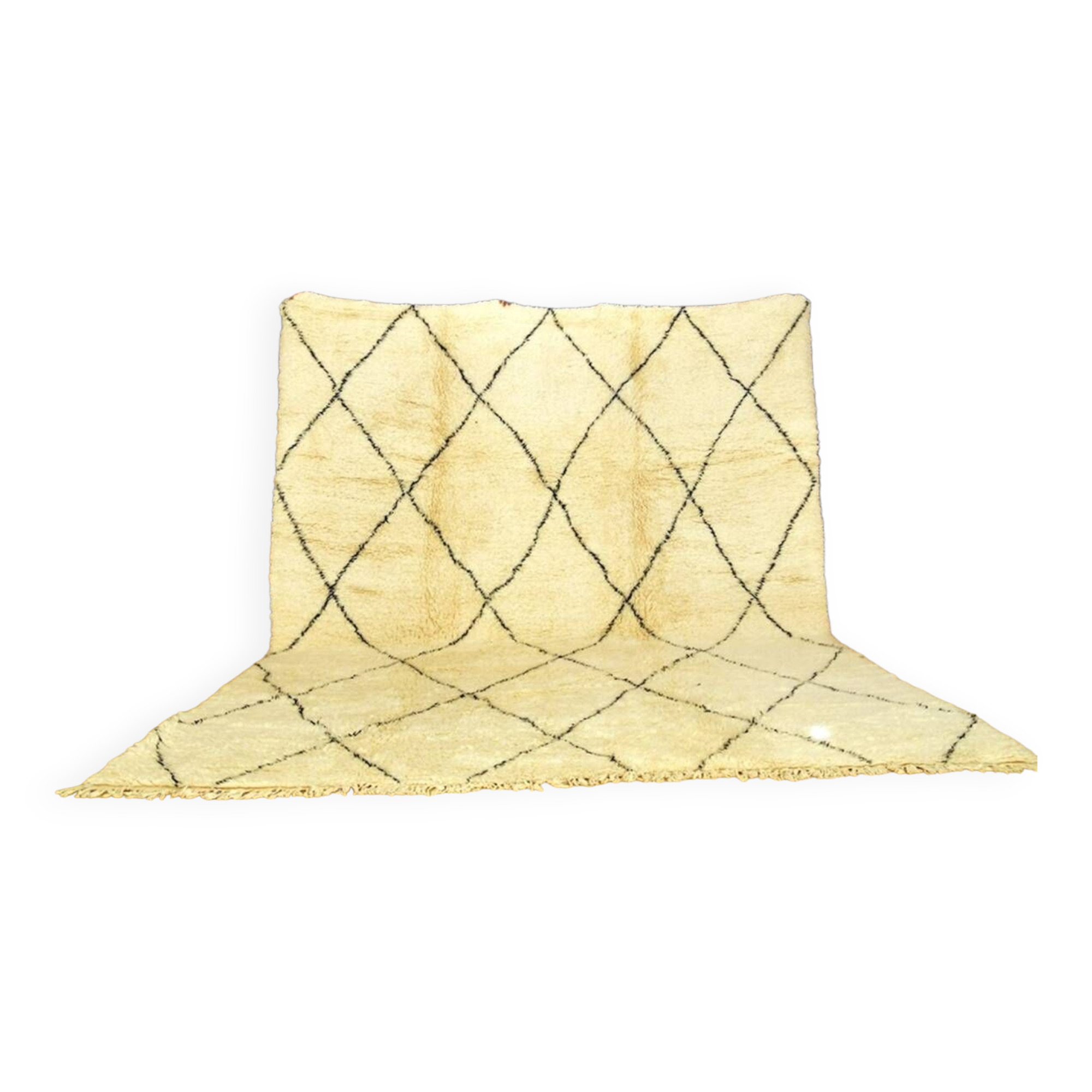 Moroccan Berber Beni Ouarain Rug New Hand Knotted