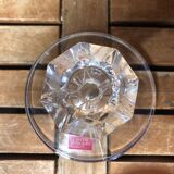 Ancienne paire de bougeoir cristal d’arques cristal vintage