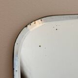 Vintage beveled mirror