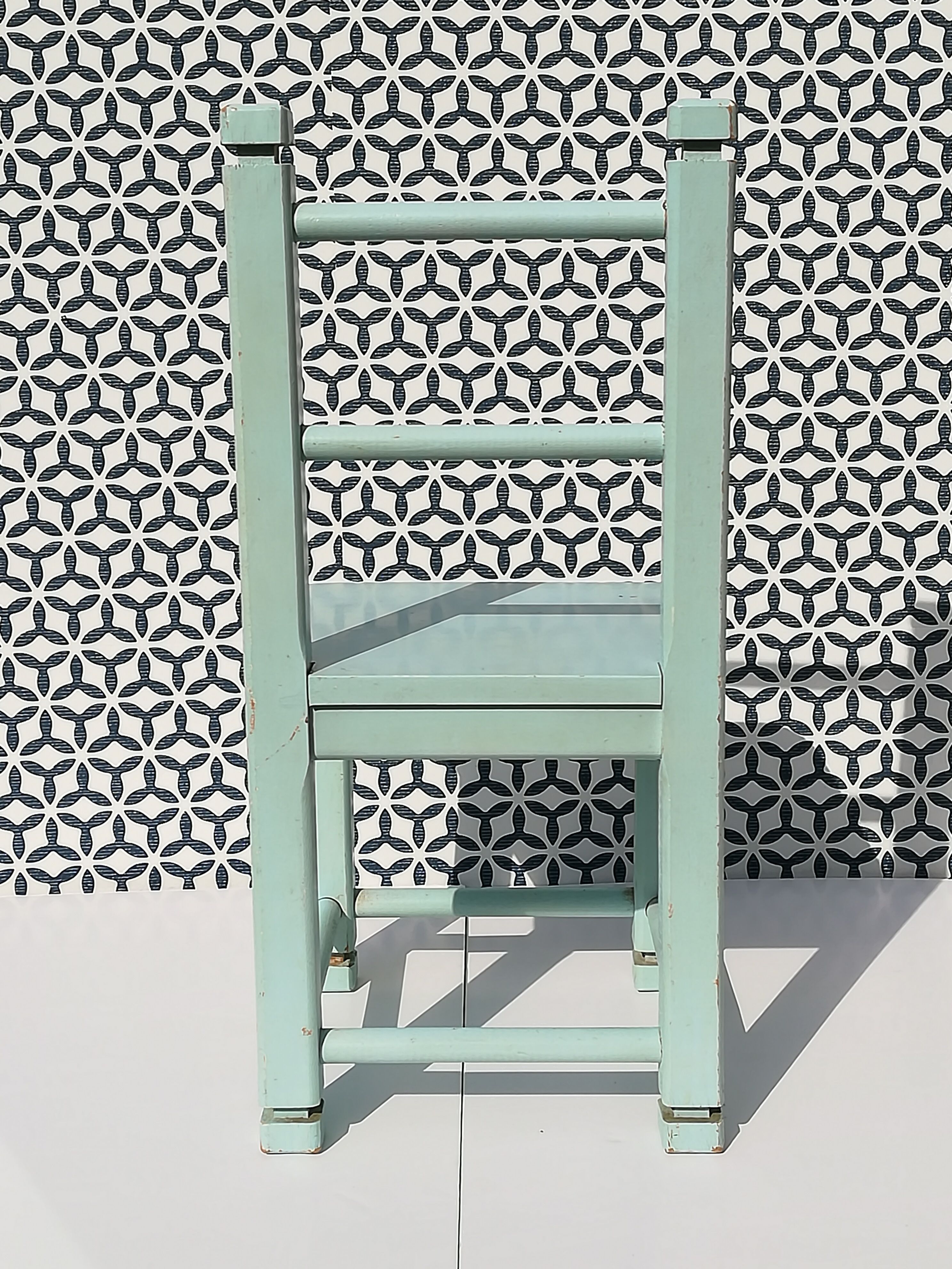 Chaise bleu givré enfant