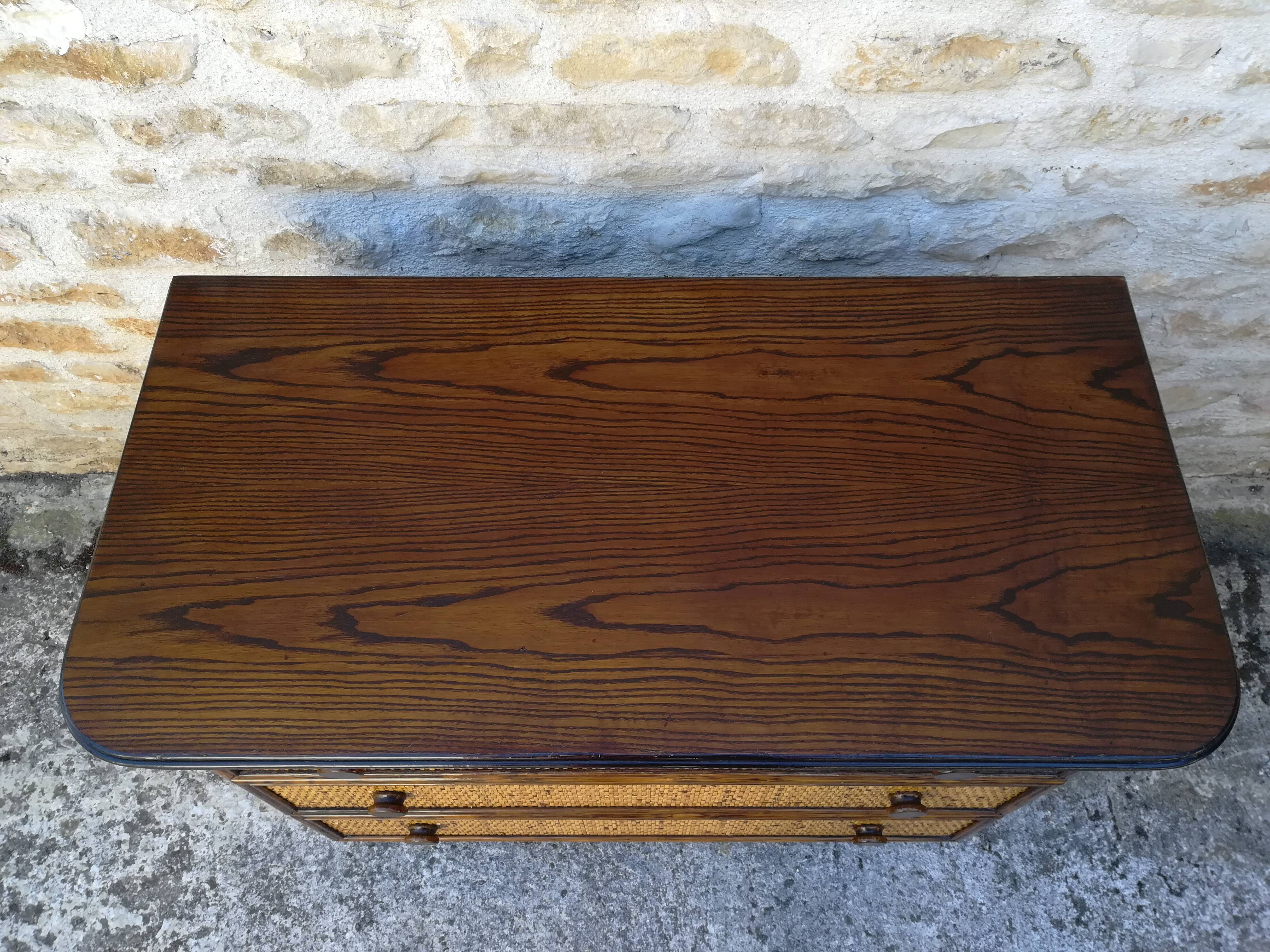 Rattan dresser Maugrion