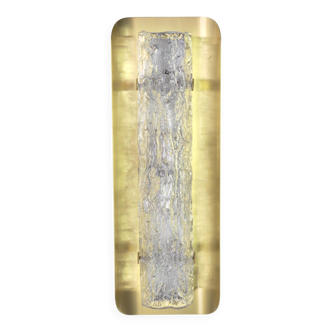 Large Murano glass wall sconce by Kaiser, Germany, 1970s.