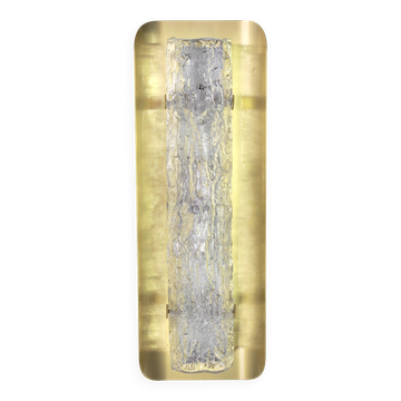 Large Murano glass wall sconce by Kaiser, Germany, 1970s.