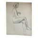 Female nude drawing