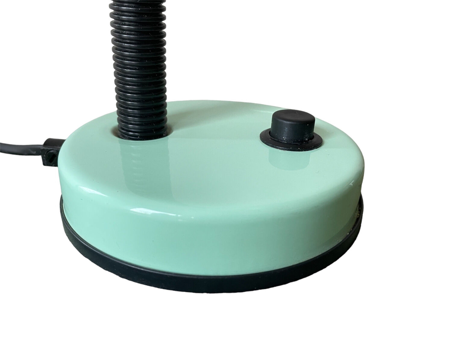 Vintage celadon color desk lamp 90s