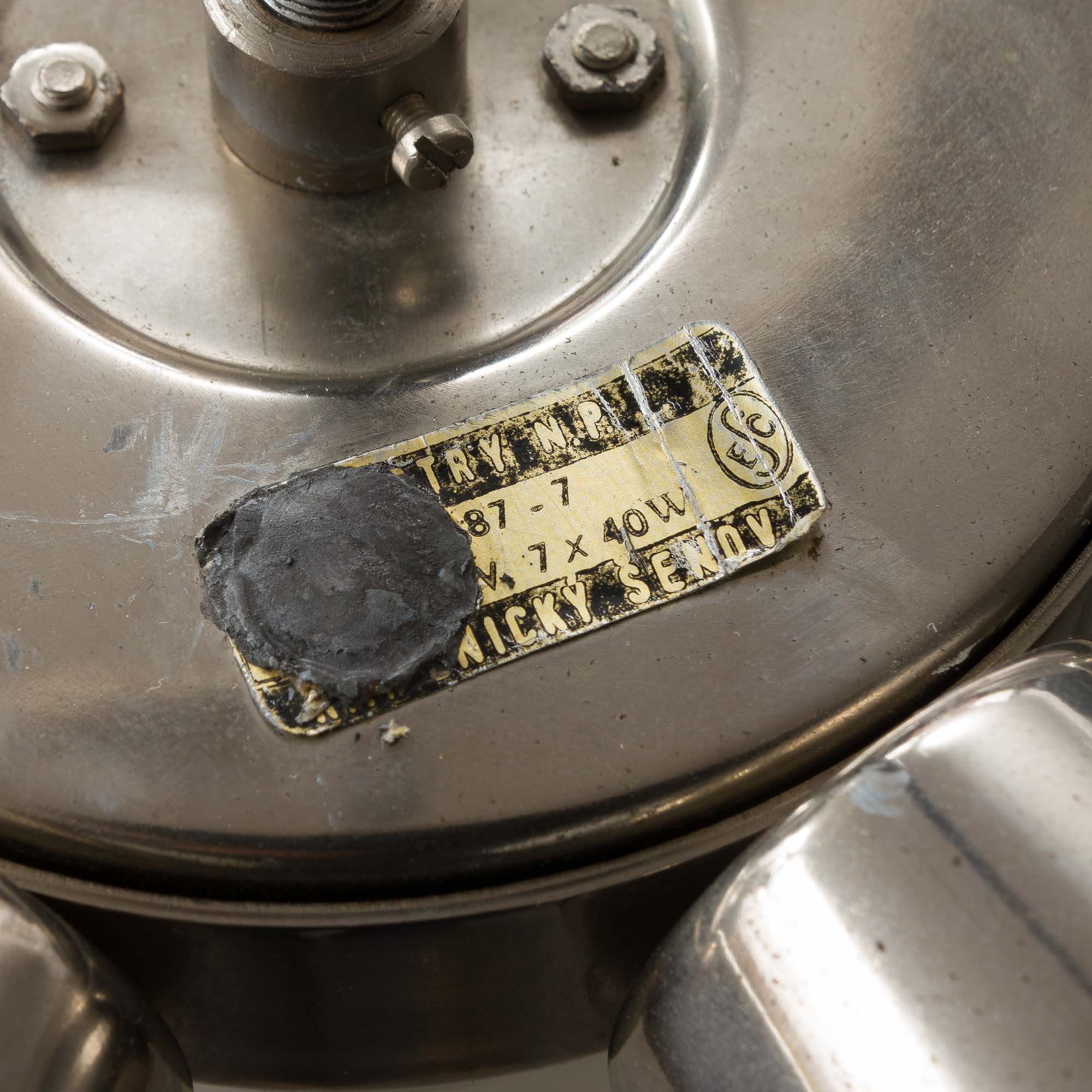 Sputnik lamp from Kamenicky Senov 1960s