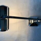 Art deco desk lamp in chrome metal, 1920