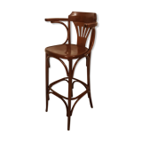 Baumann-style bar stool set with back