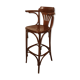 Baumann-style bar stool set with back