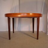 Scandinavian vintage extendable round table