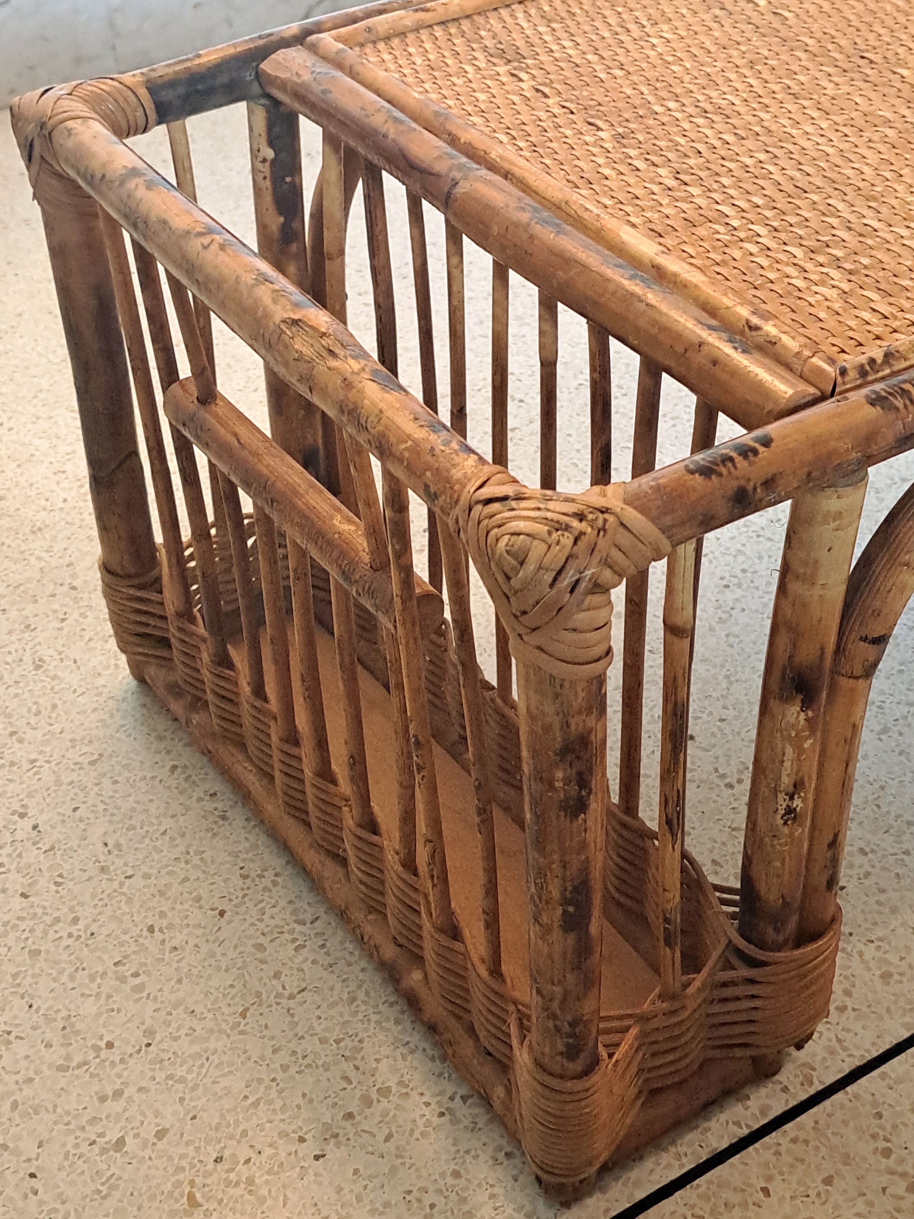 Rattan breakfast tray