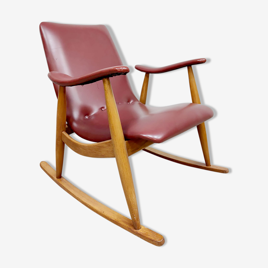 Rocking-chair design Louis Van Teeffelen, Webe | Selency