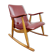 Vintage dutch design rocking chair Louis Van Teeffelen, Webe