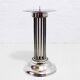 Candle holder in silver metal