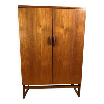 Armoire Batchelor en teck rétro vintage du milieu du siècle, plan G – Quadrille 1960