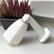 Art deco wall lamp in opaline and porcelain