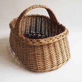 Old rattan basket