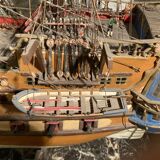 Model of a Royal Navy ship
