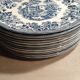 Flat plates Porcelaines Churchill the Georgian collection :17cm ○ 12 pieces.