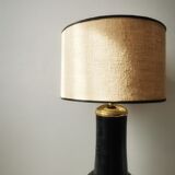 Black ceramic lamp