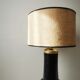 Lampe en ceramique noir