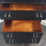 G-plan black tall chest of drawers, 1960s