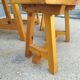 Table et banc châlet de montagne