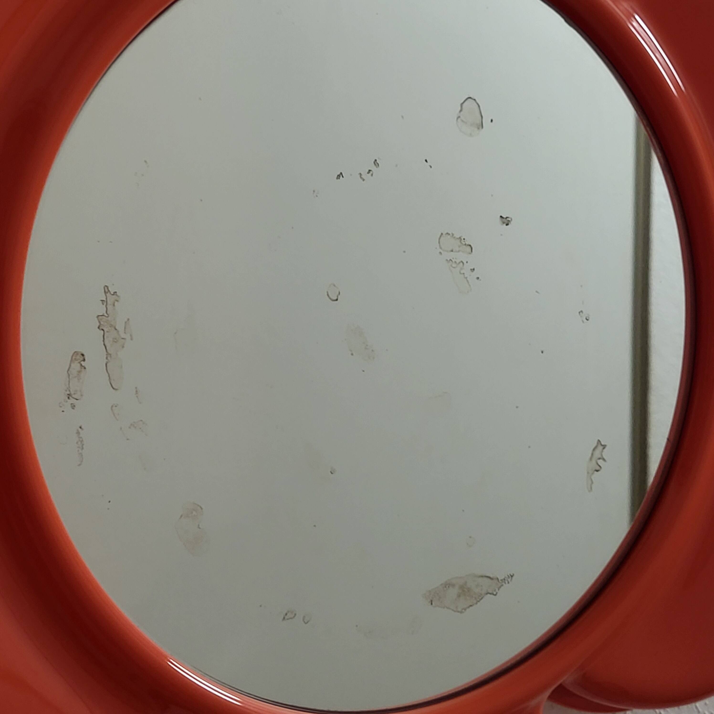 Orange flower mirror Visiva, Milan Italy