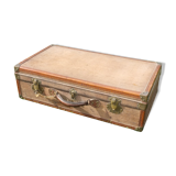 Old suitcase with compartment