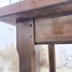 Table de ferme campagne noyer massif XL 250cm