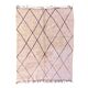 Moroccan rug Beni M'Rirt white - 224 x 294 cm